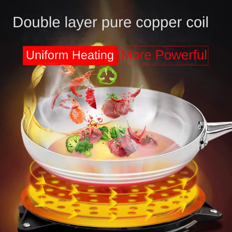 3500W Double Burner Commercial Induction Cooker (Vertical Layout ...