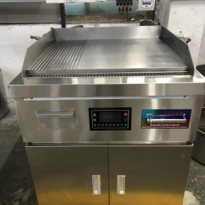 Powerful 8000W Induction Griddle with Storage Cabinet – Perfect for Busy Kitchens